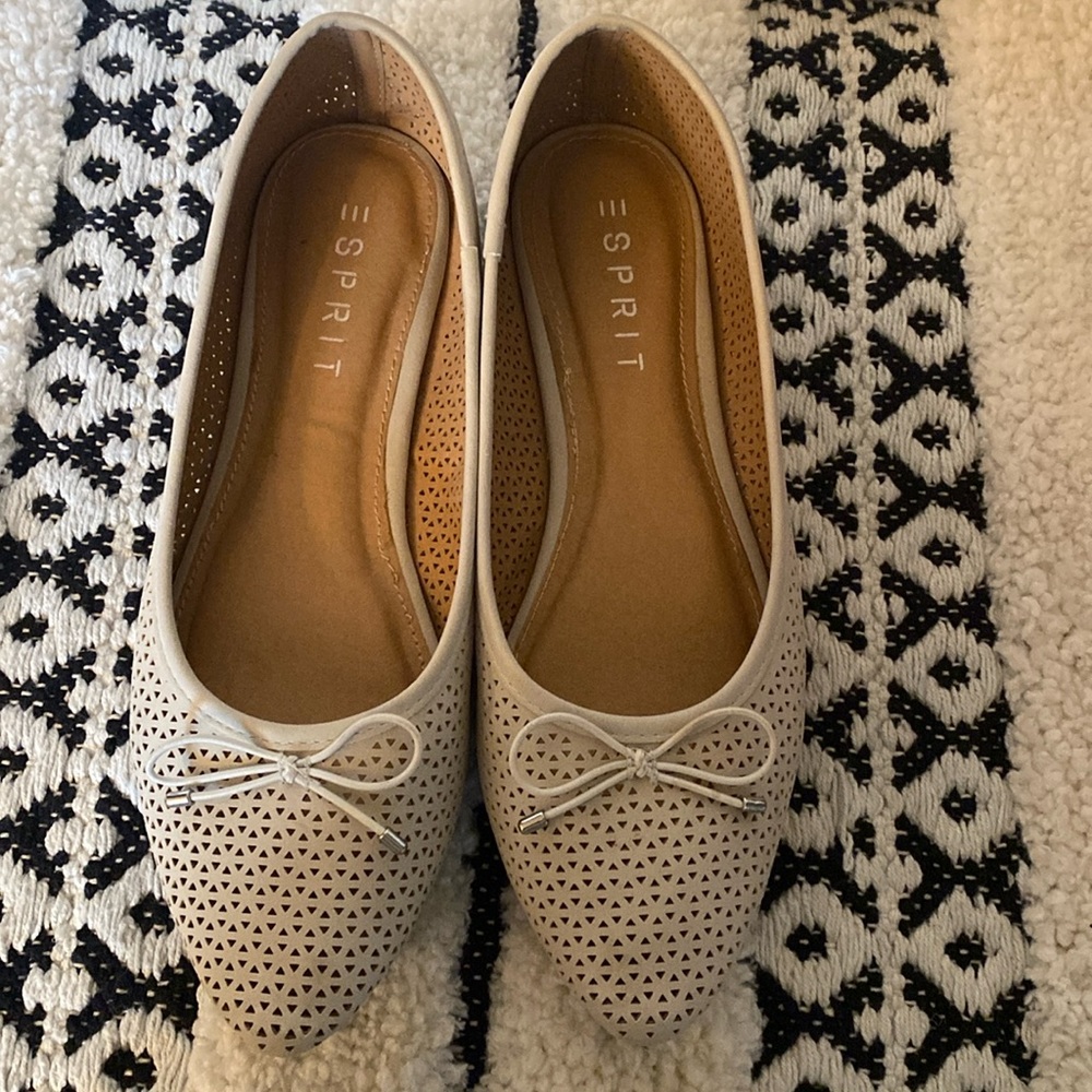 Bone Colored Flats